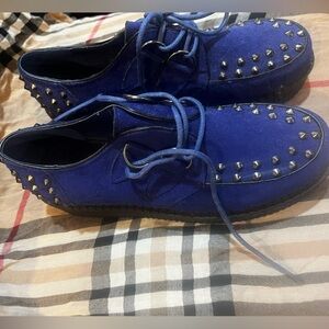 NWT blue platform shoes
